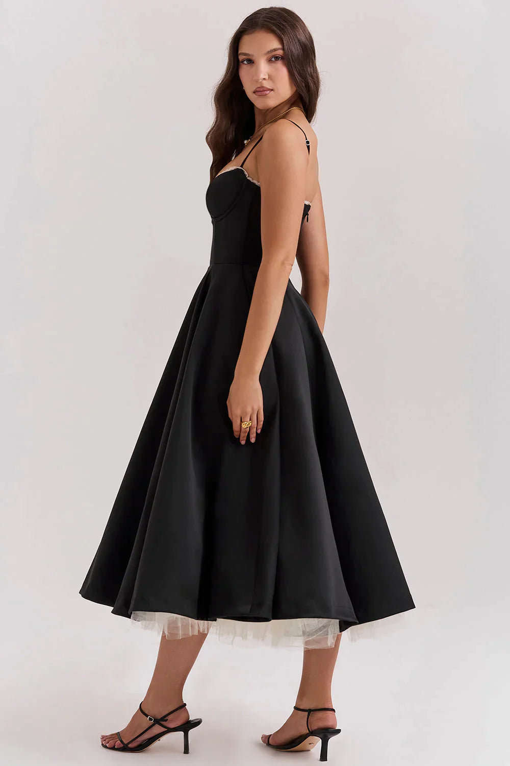 Abito midi in tulle Matilda