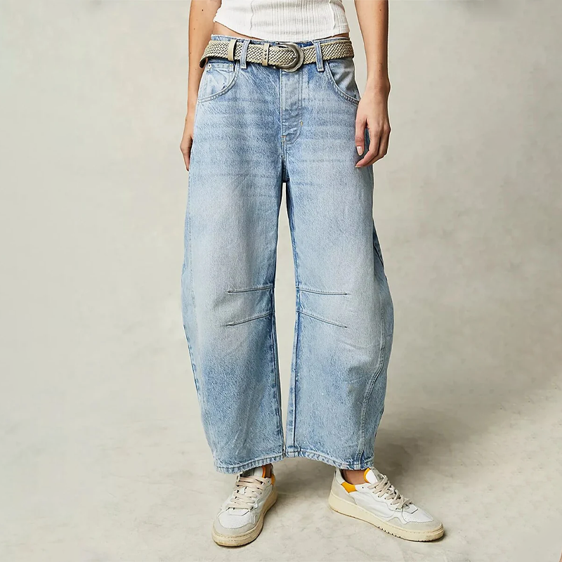 Jeans comfort L'Aurablend a gamba larga