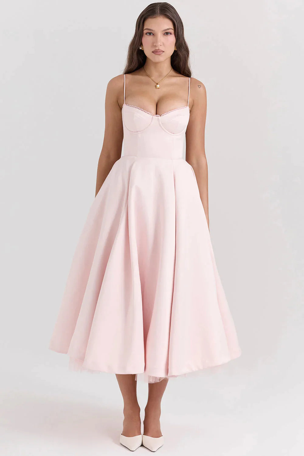 Abito midi in tulle Matilda