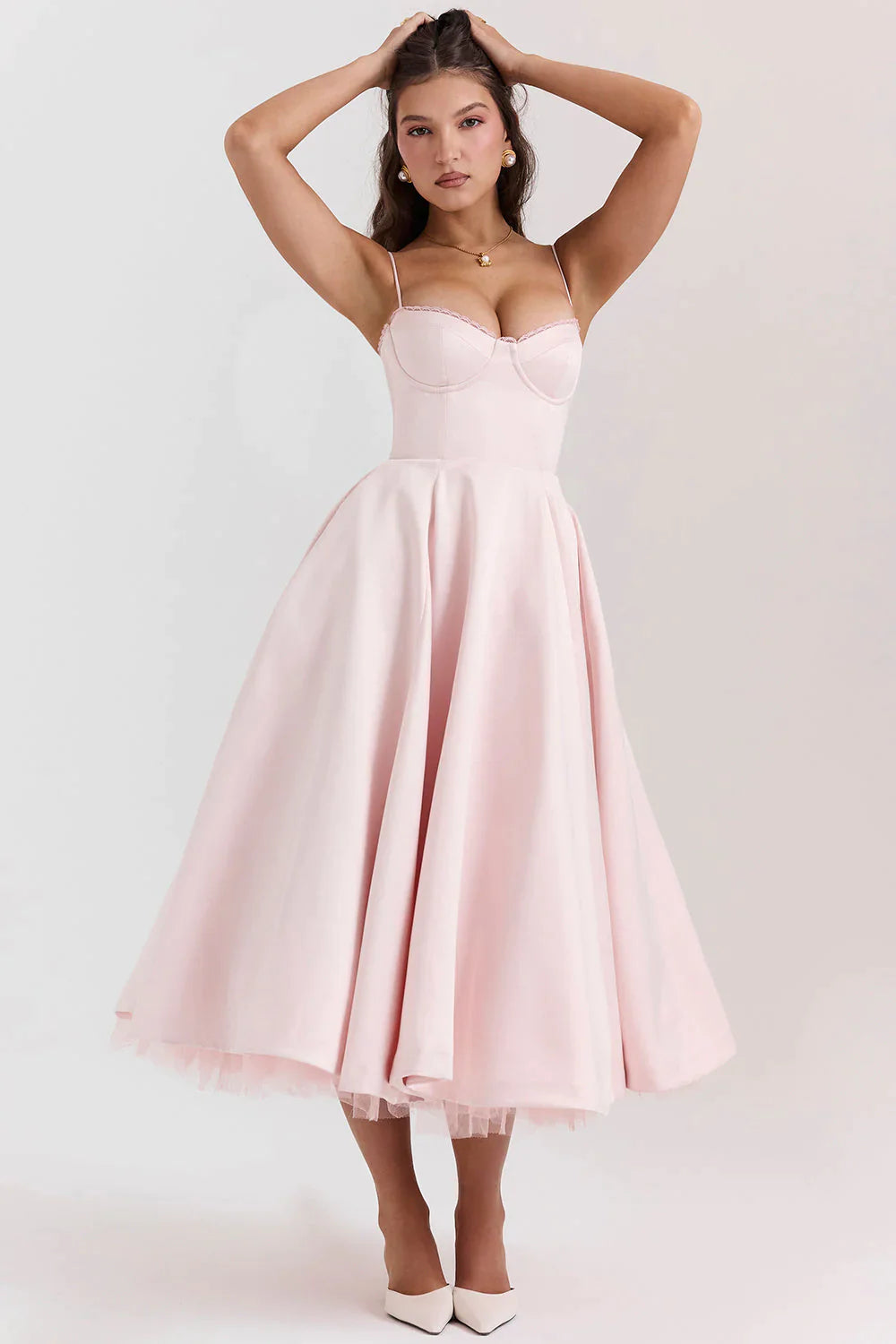 Abito midi in tulle Matilda